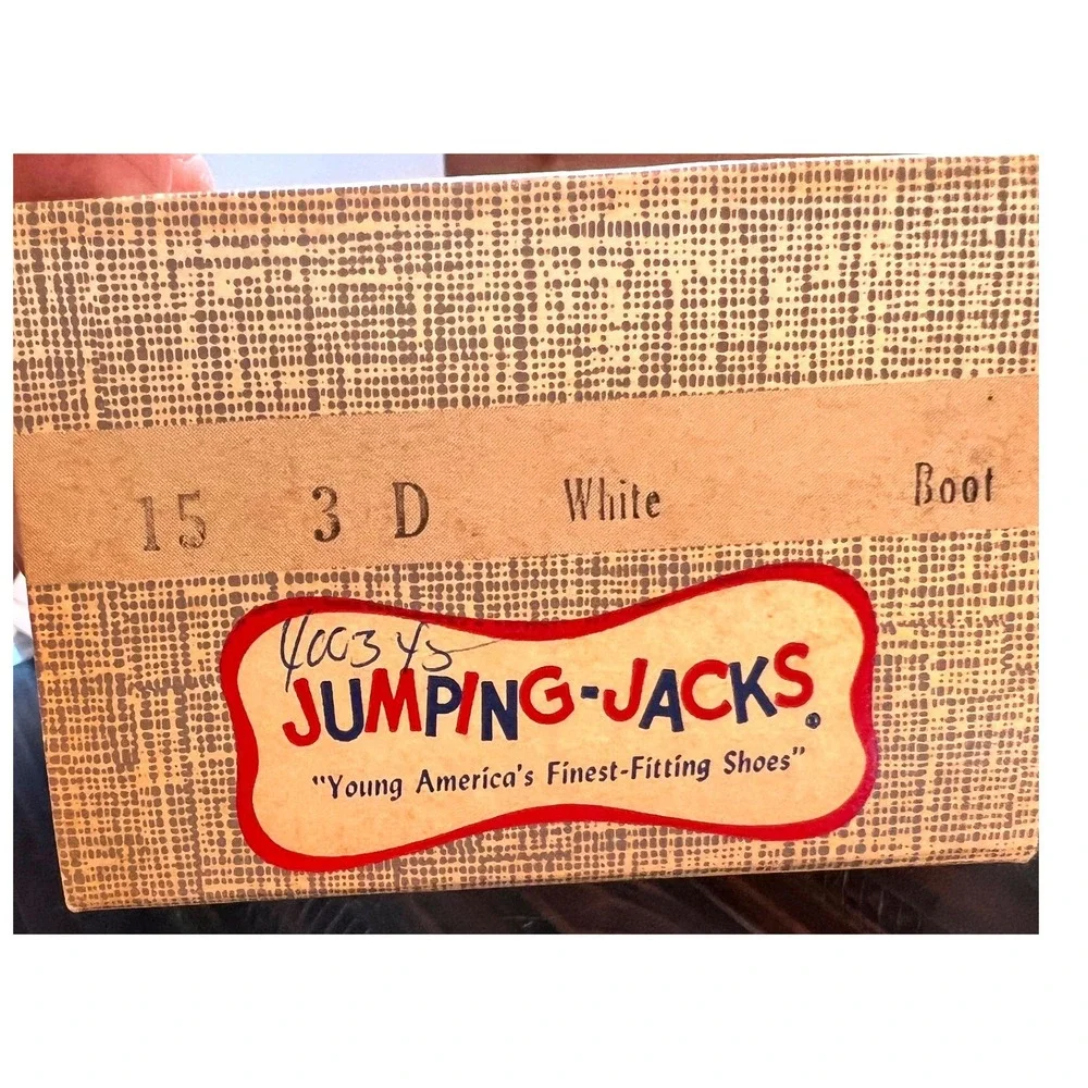 Jumping Jacks Walking Boots Kids 3D White Good Vintage Leather Lace Up 15 3 D